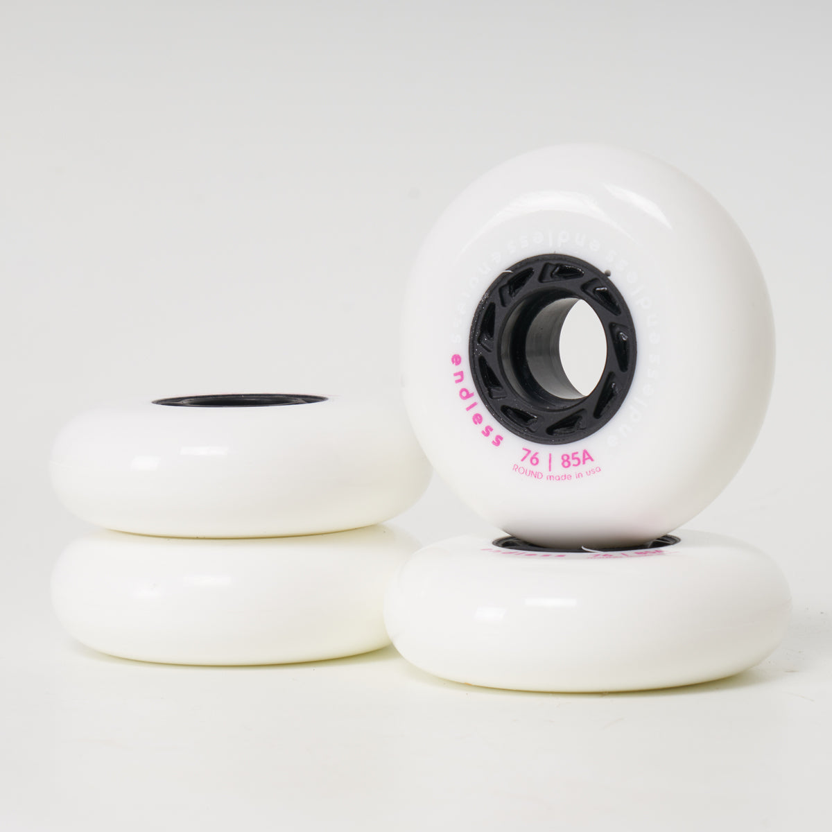 Endless 76mm Wheels - White (Set of 4)