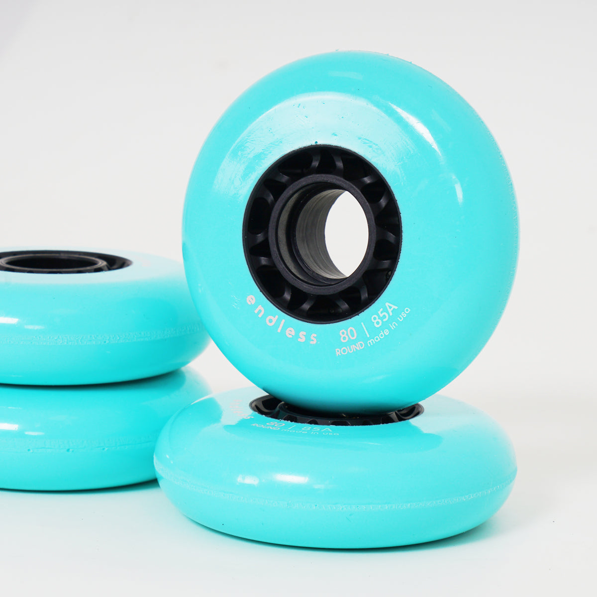 Endless 80mm / 85a Round Wheels - Miami Blue