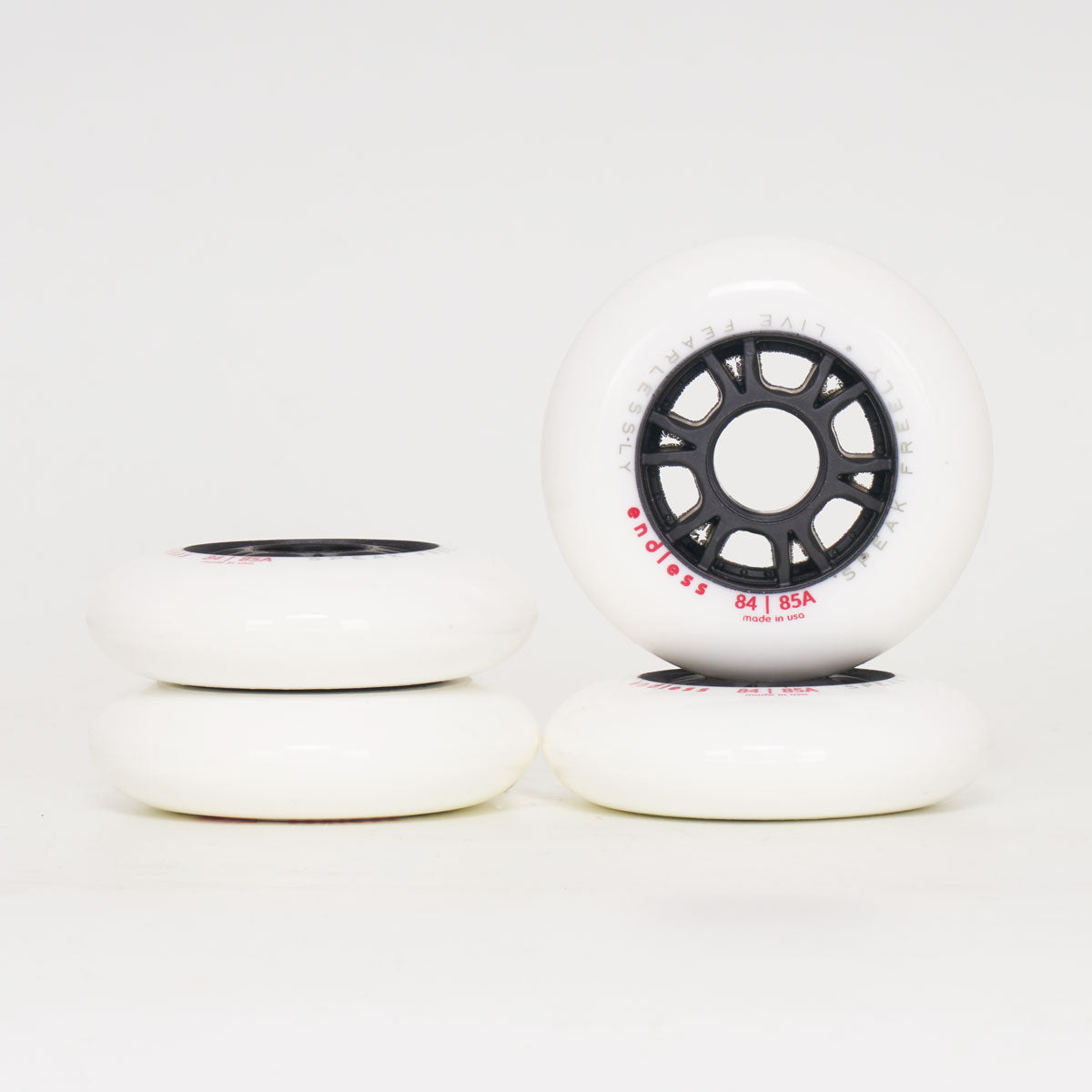 Endless 84mm Wheels - White (Set of 4)