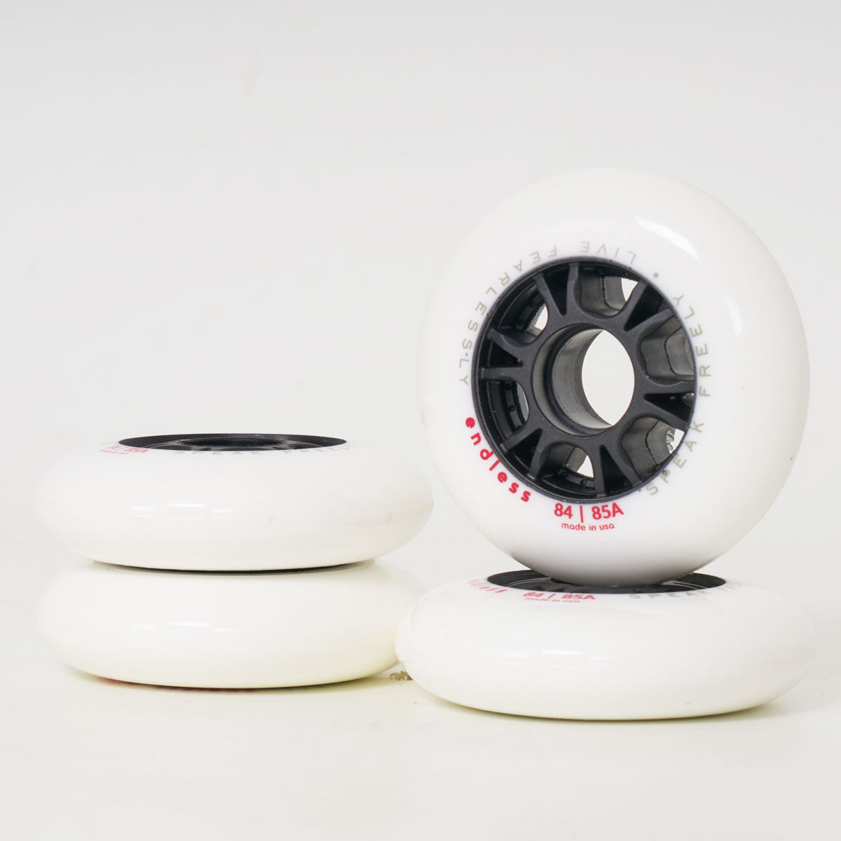 Endless 84mm Wheels - White (Set of 4)