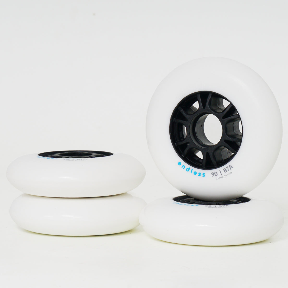 Endless 90mm / 87a Wheels - White