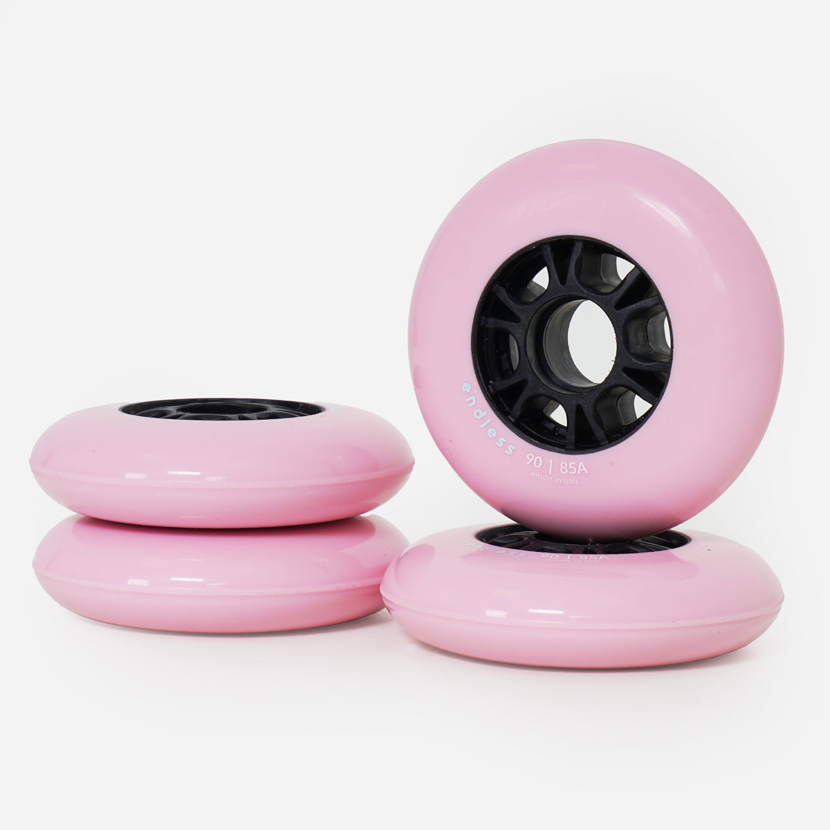 Endless 90mm / 85a Wheels - Soft Pink