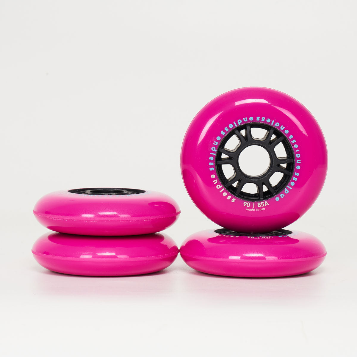 Endless 90mm / 85a Wheels - Neon Pink
