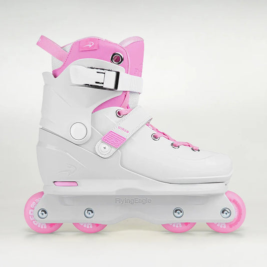 Flying Eagle Vireo - Kids Adjustable Aggressive Inline Skates - Soft Pink [PRE ORDER]