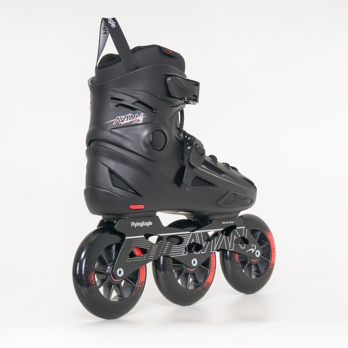 Flying Eagle Avian 3-Wheel Inline Skates - Black