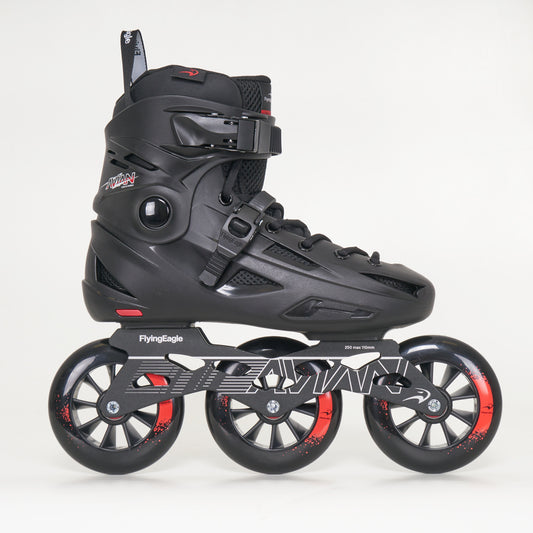 Flying Eagle Avian 3-Wheel Inline Skates - Black