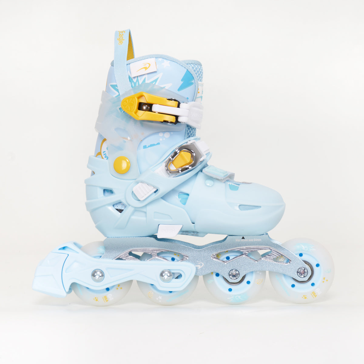 Flying Eagle S6S Pro Kids Skates - Sky Blue