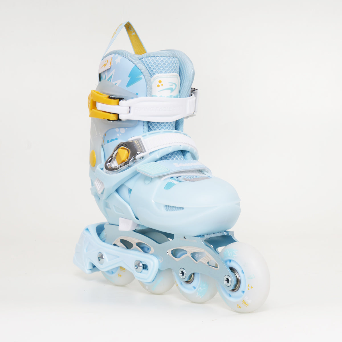 Flying Eagle S6S Pro Kids Skates - Sky Blue