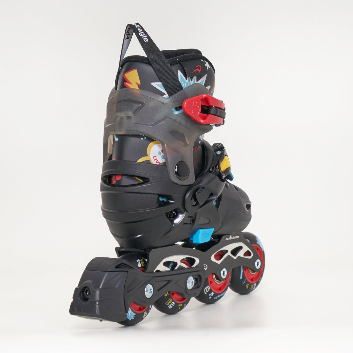 Flying Eagle S6S Pro Kids Skates - Black