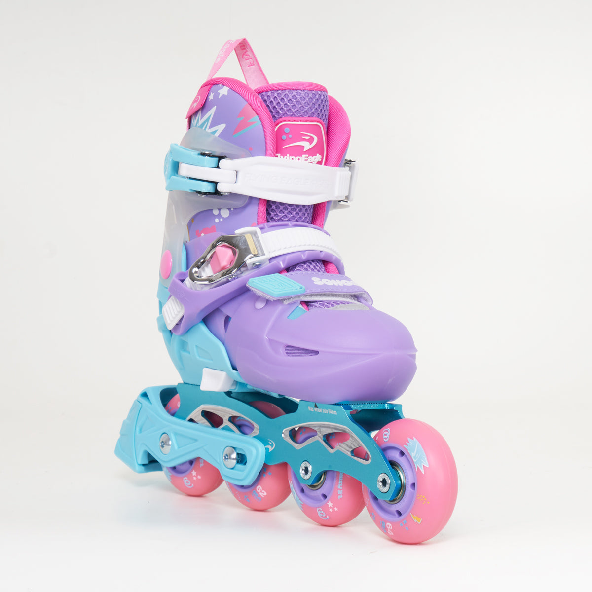 Flying Eagle S6S Pro Kids Skates - Purple