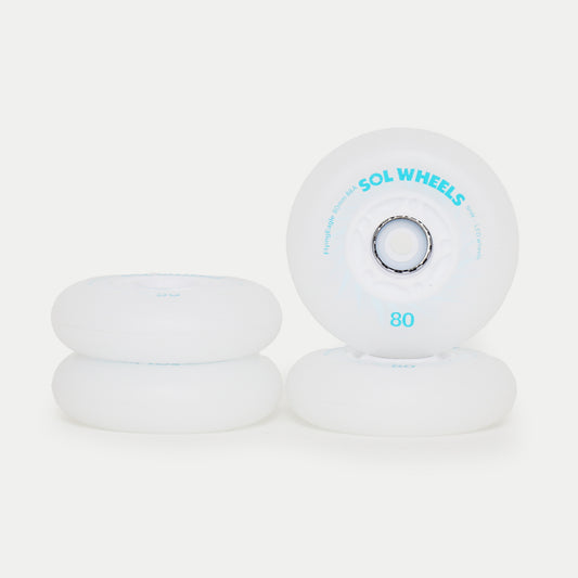 Flying Eagle SOL - Blue LED Light Up Wheels (4-set)