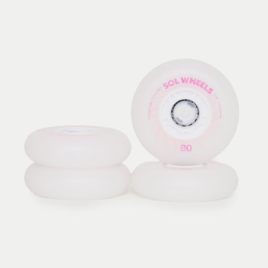 Flying Eagle SOL - Pink LED Light Up Wheels (4-set)