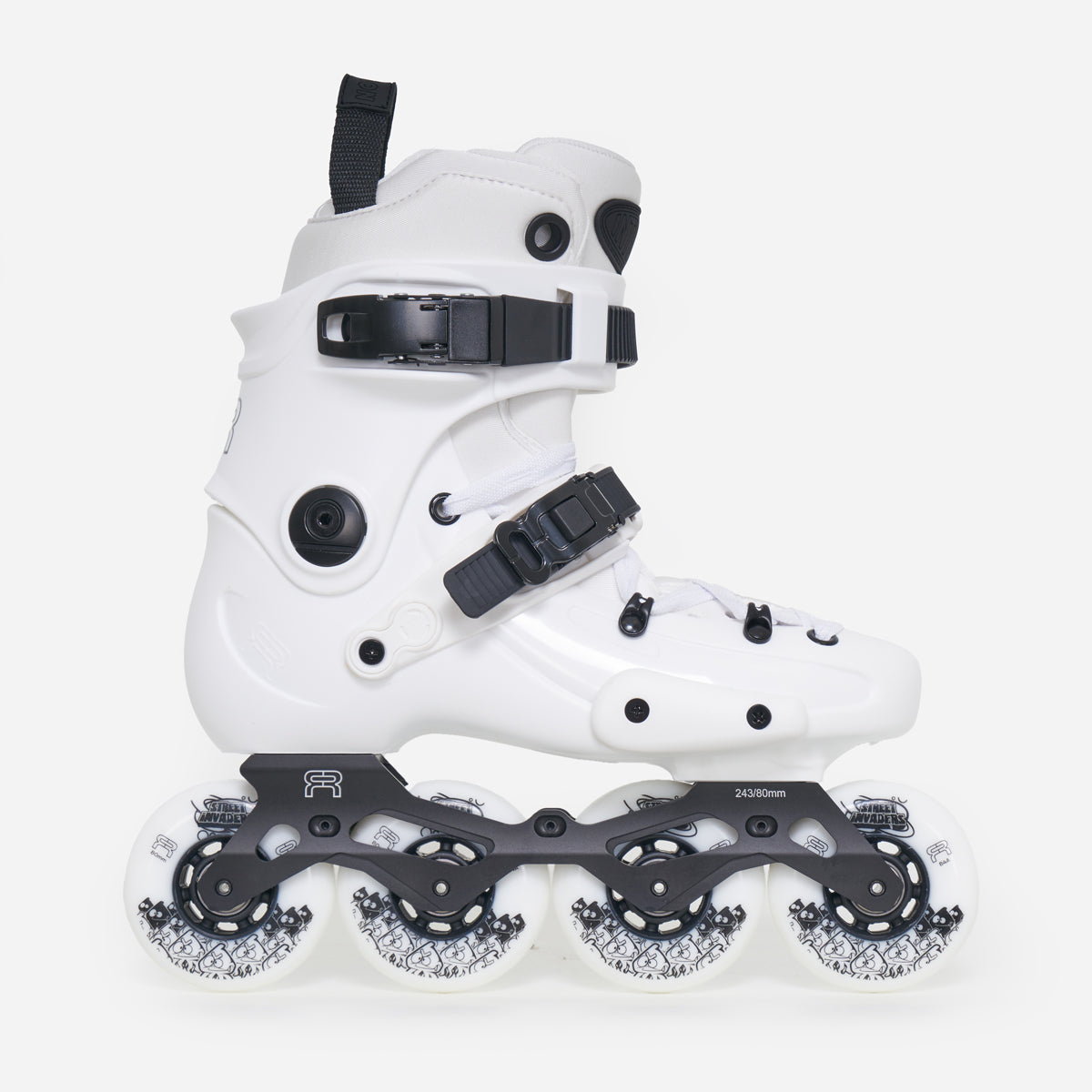 FR Skates FR1 80 Deluxe Intuition - Unisex - White (2025/2026 Version with white/white intuition liner)