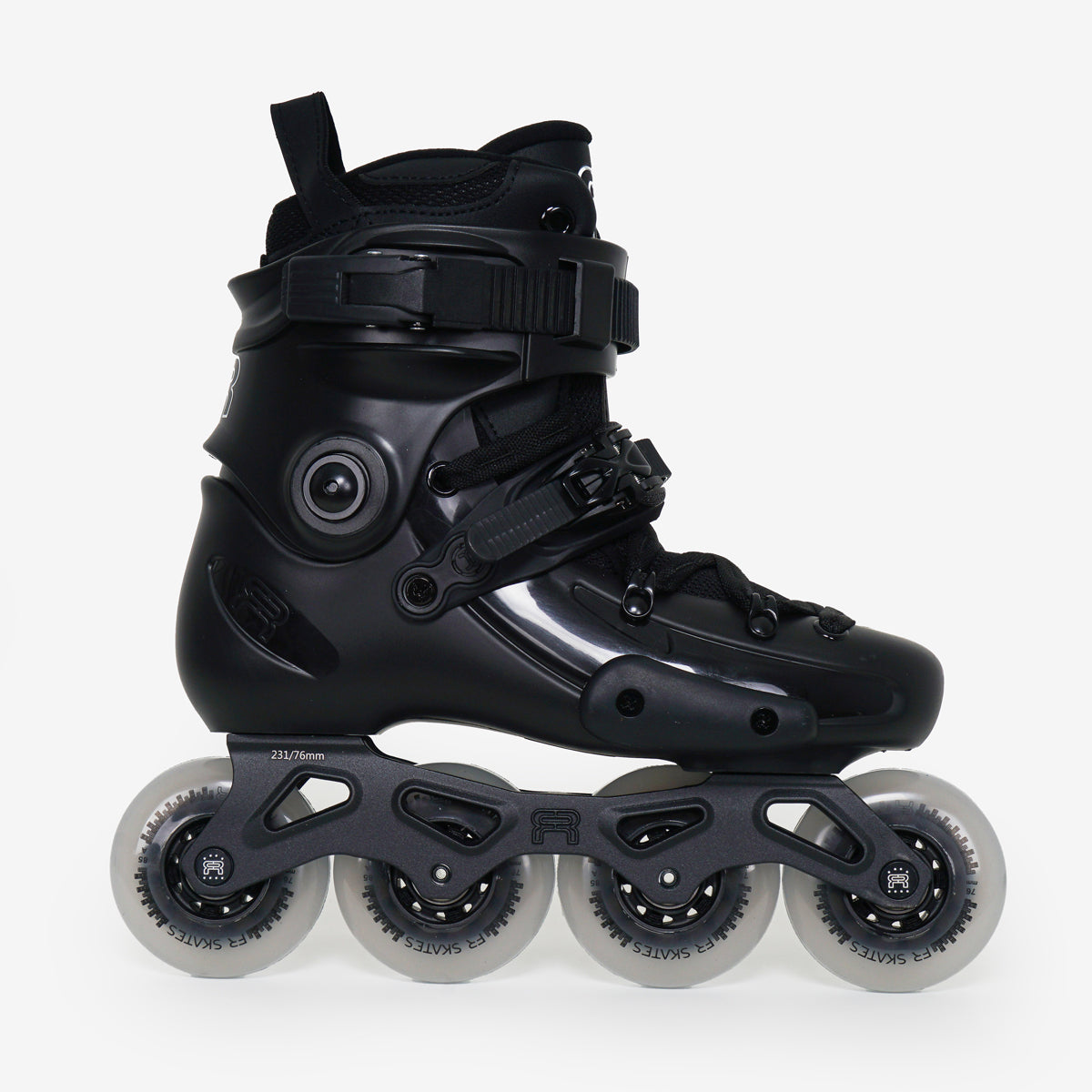 FR J Kids Adjustable Club Inline Skates - V2 - Black