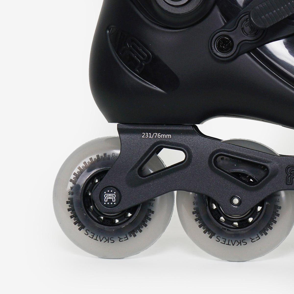 FR J Kids Adjustable Club Inline Skates - V2 - Black