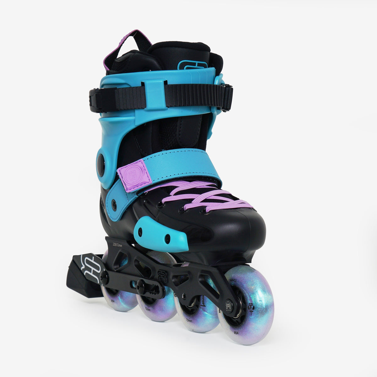 FR J Kids Adjustable Inline Skates - V2 - Black Pearl