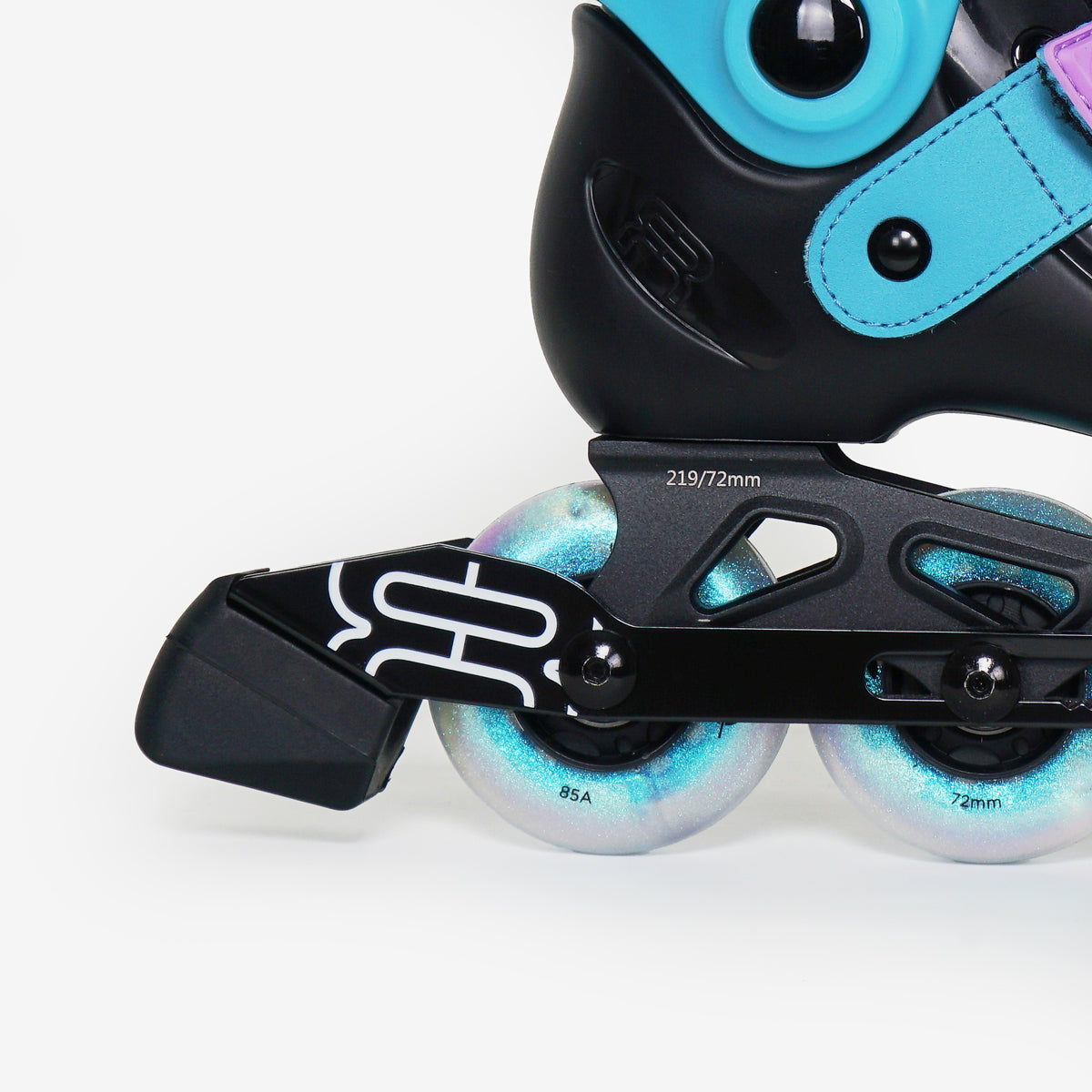FR J Kids Adjustable Inline Skates - V2 - Black Pearl
