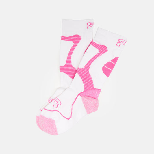 FR Nano Sports sock - White / Pink - Loco Skates