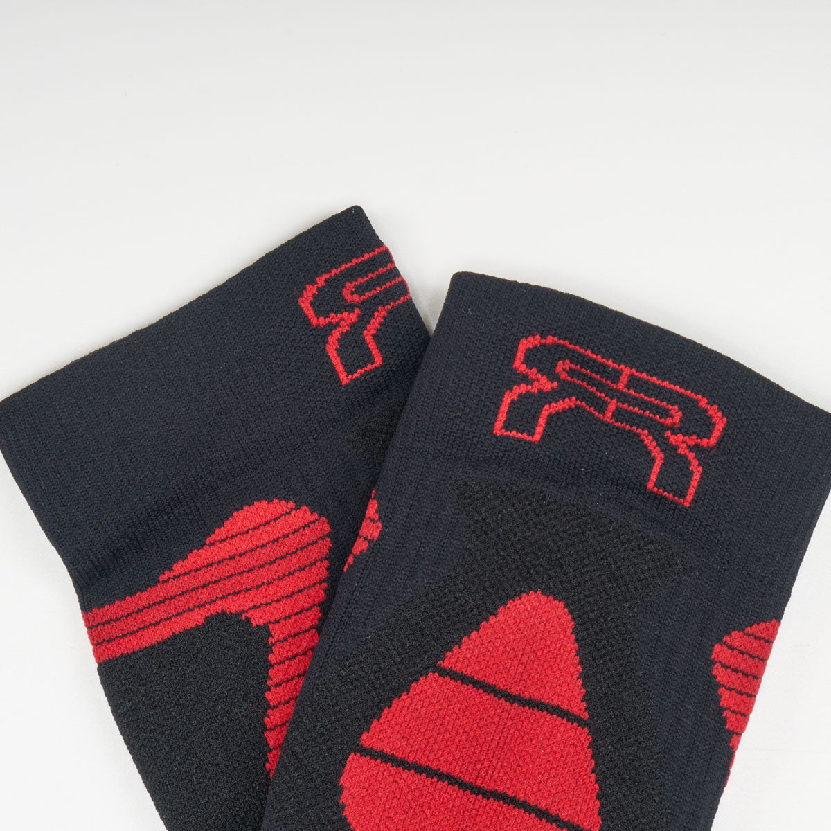 FR Skating Socks — Black / Red