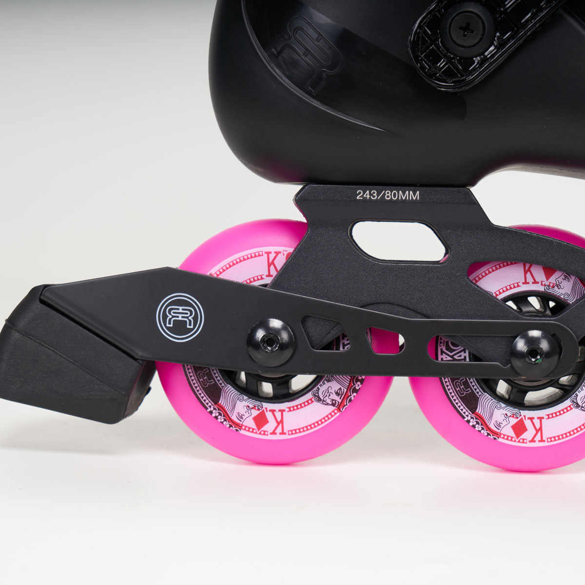 FR Skates FRW 80 - Black/Pink