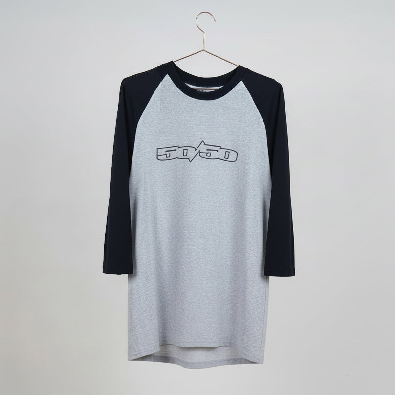 Fifty-50 3/4 Length T-Shirt - Grey
