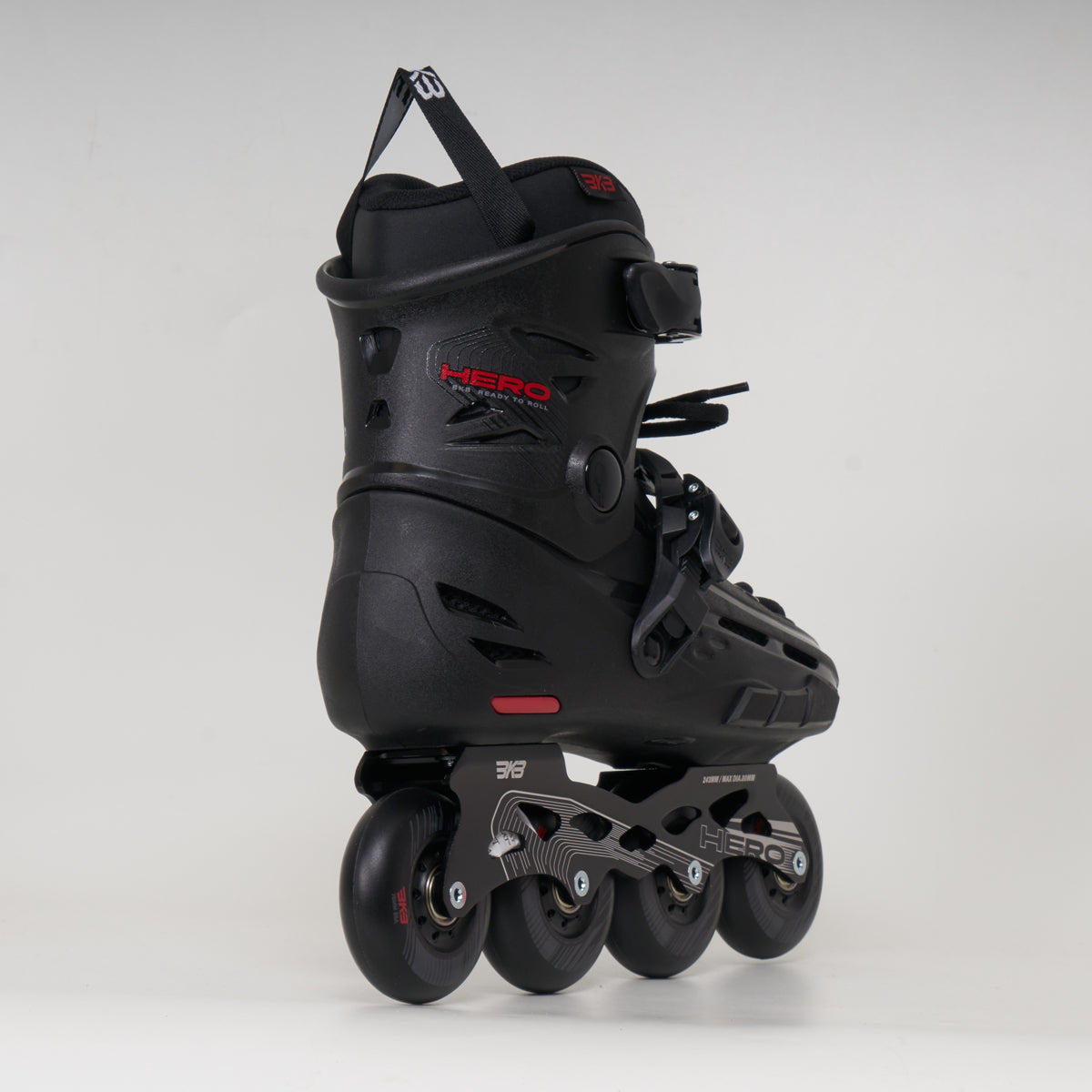 BKB Hero Inline Skates - Black - Loco Skates