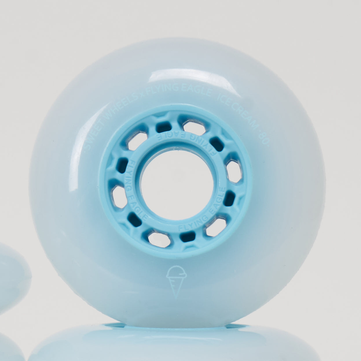 Flying Eagle Ice Cream 80mm Wheels - Blue