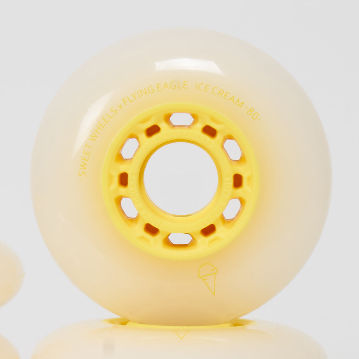 Flying Eagle Ice Cream 80mm Wheels - Yellow