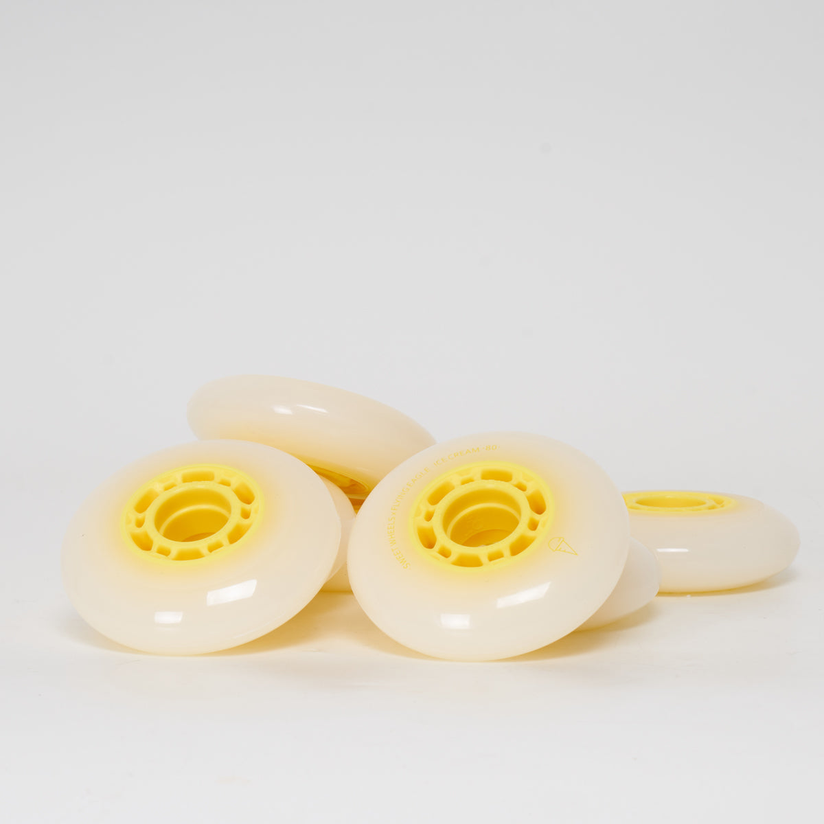 Flying Eagle Ice Cream 80mm Wheels - Yellow
