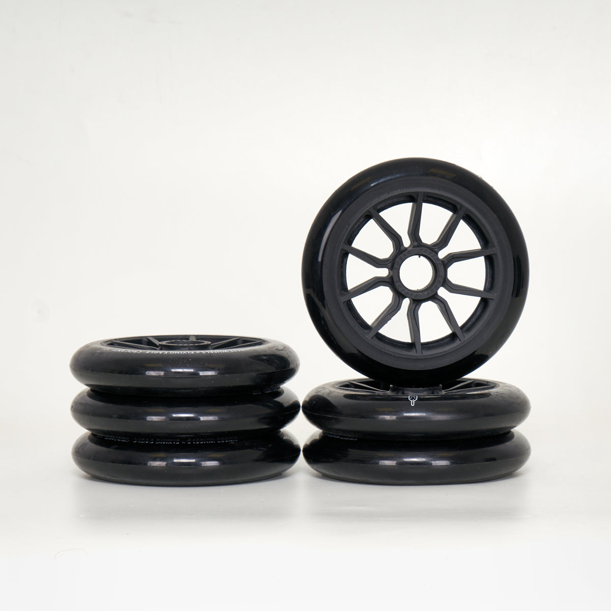 Flying Eagle Crocanti 125mm Wheels - Black (6-Set)