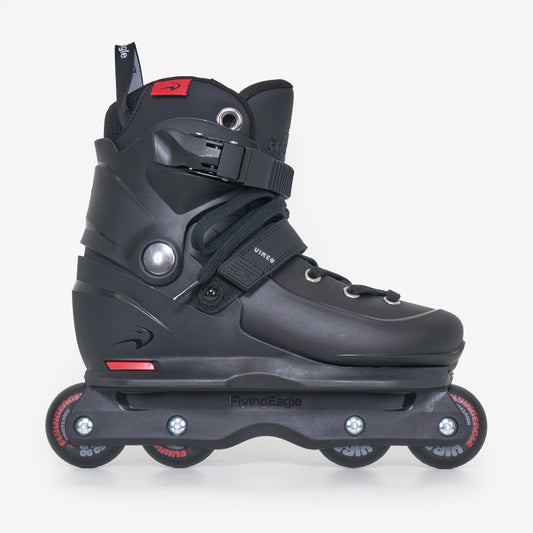 Flying Eagle Vireo - Kids Adjustable Aggressive Inline Skates - Black