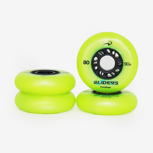Flying Eagle Green Slide Wheels - (4-set)