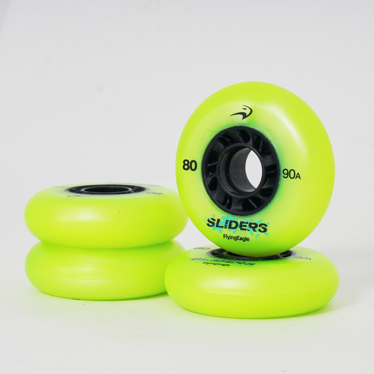 Flying Eagle Green Slide Wheels - (4-set)