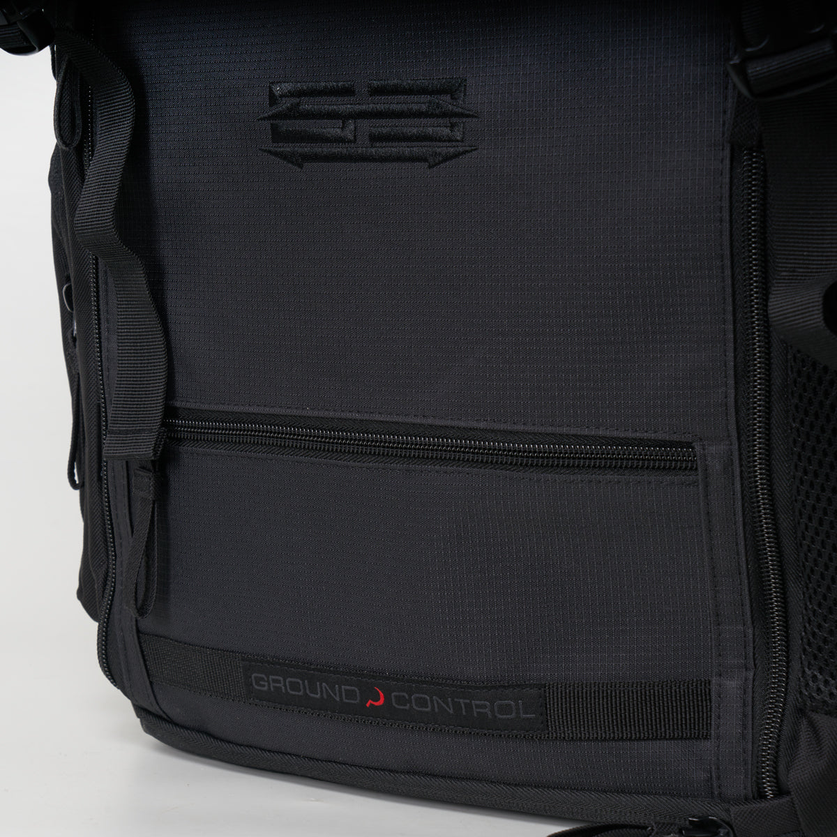 Ground Control Black Rolltop Backpack