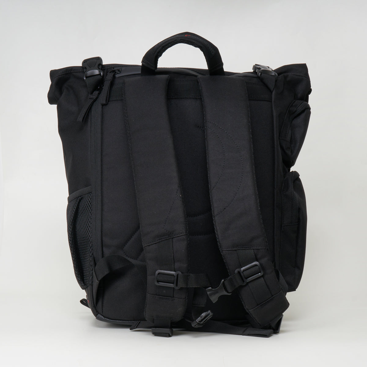 Ground Control Black Rolltop Backpack