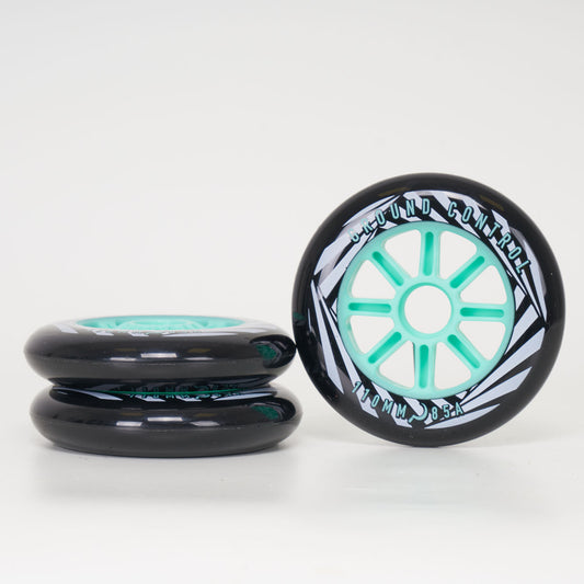 Ground Control Psych FSK 110mm Black Wheels  - 3 Pack