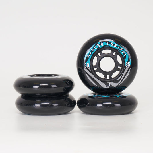 Ground Control Psych FSK Wheels 80mm / 85A - Black