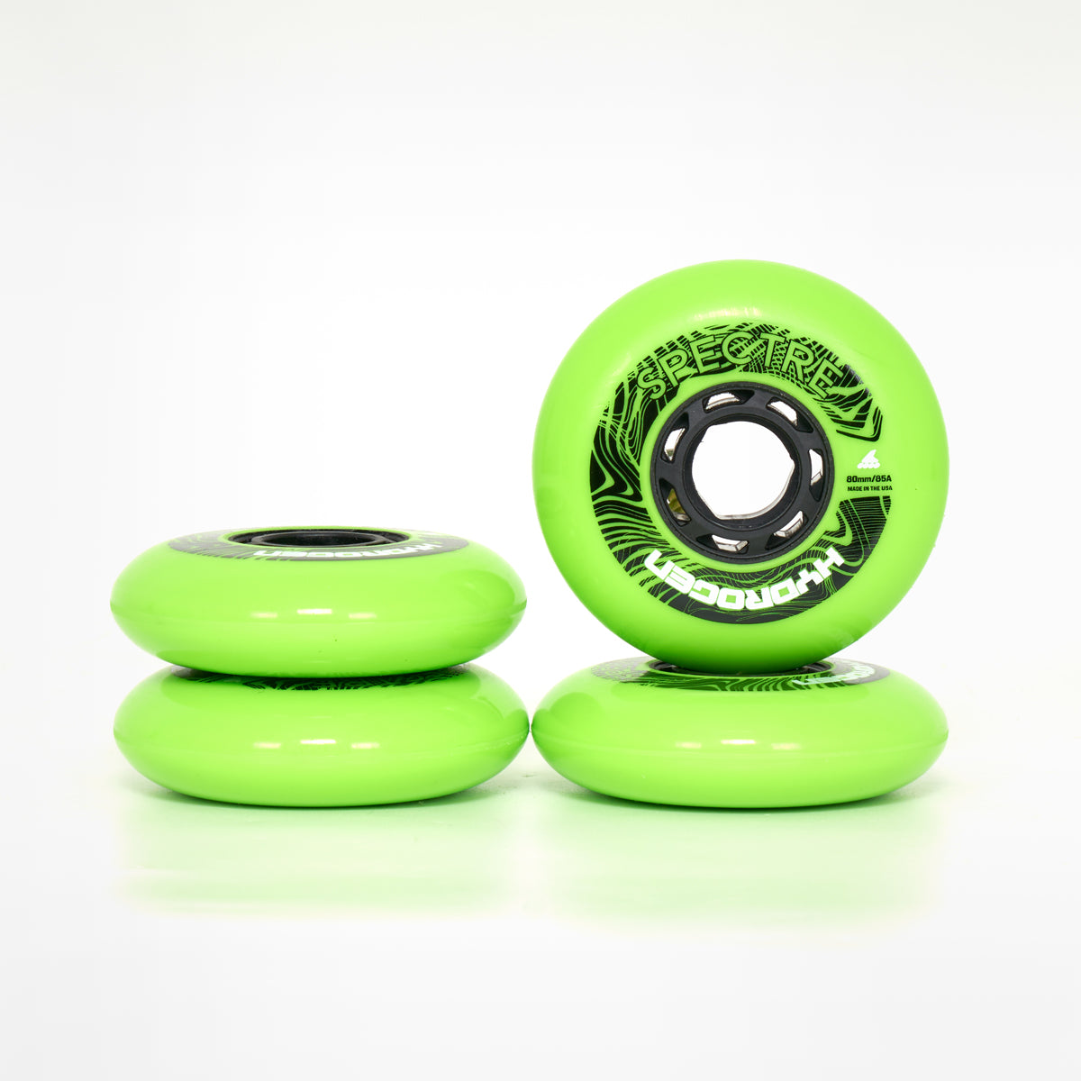 Rollerblade Hydrogen Spectre Wheels 80mm - Green Apple