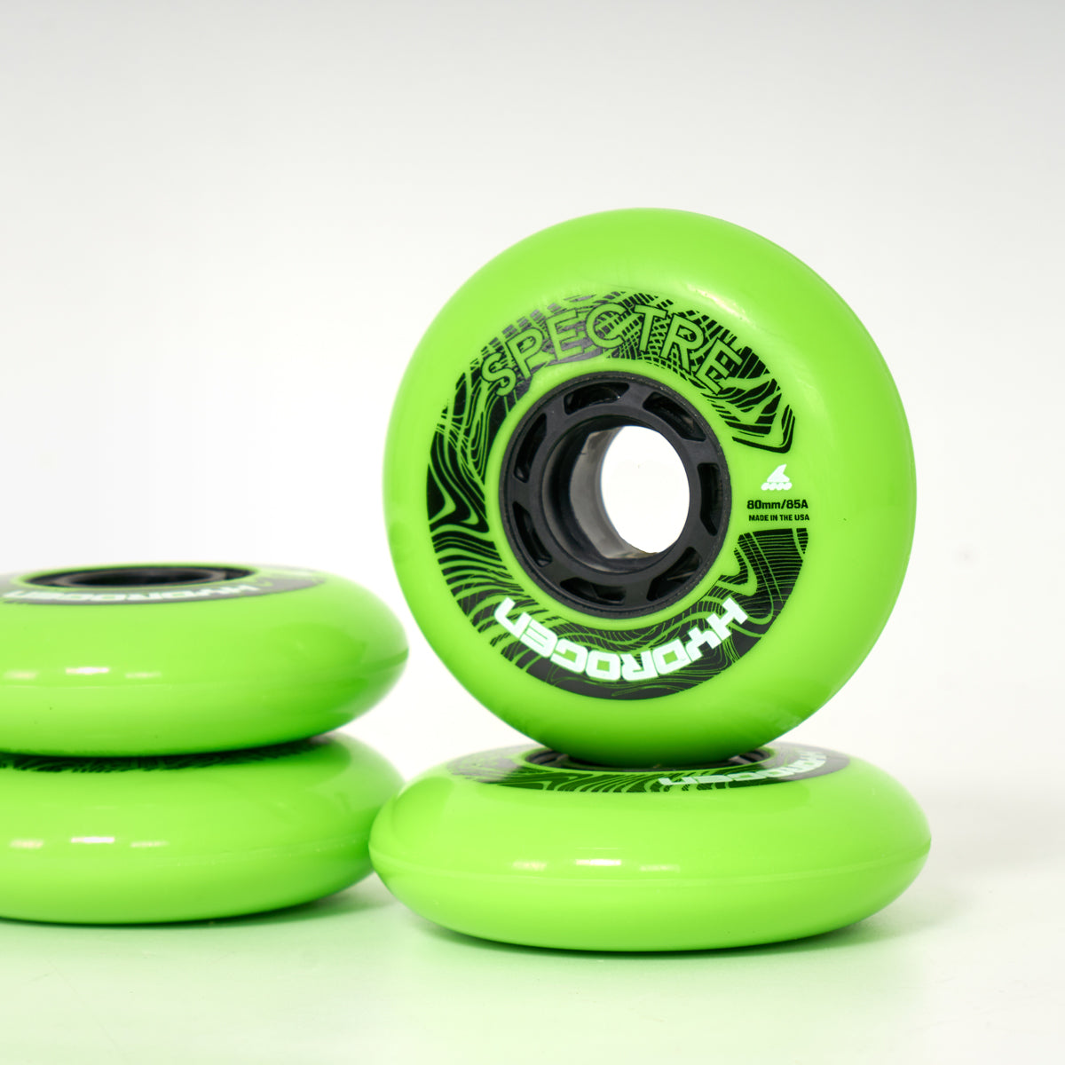Rollerblade Hydrogen Spectre Wheels 80mm - Green Apple