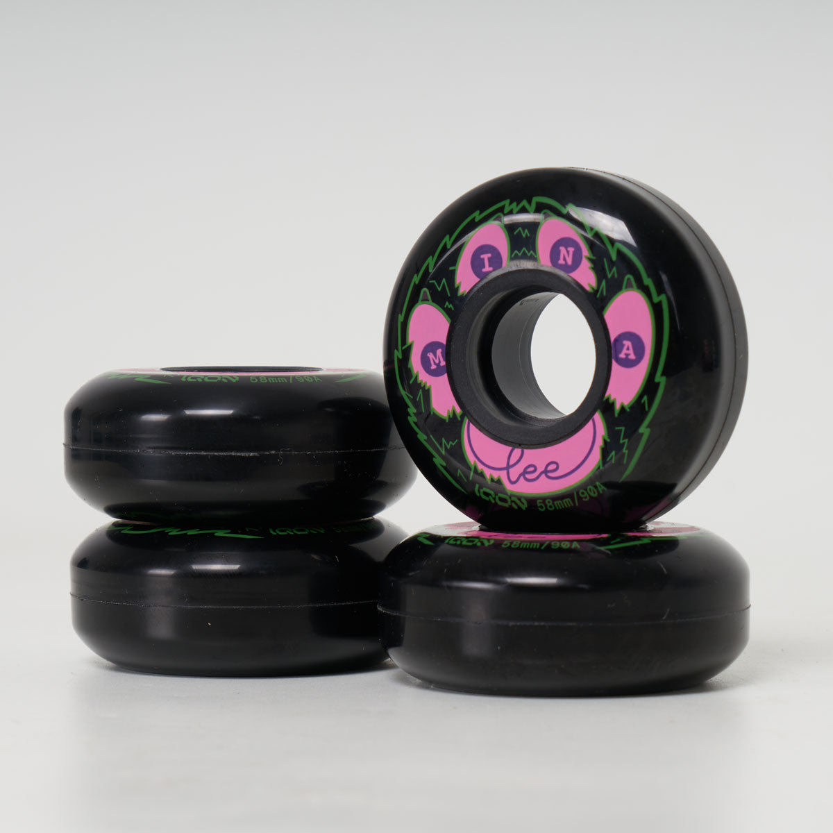 Iqon Mina Lee Pro 58mm/90a Wheels - Black