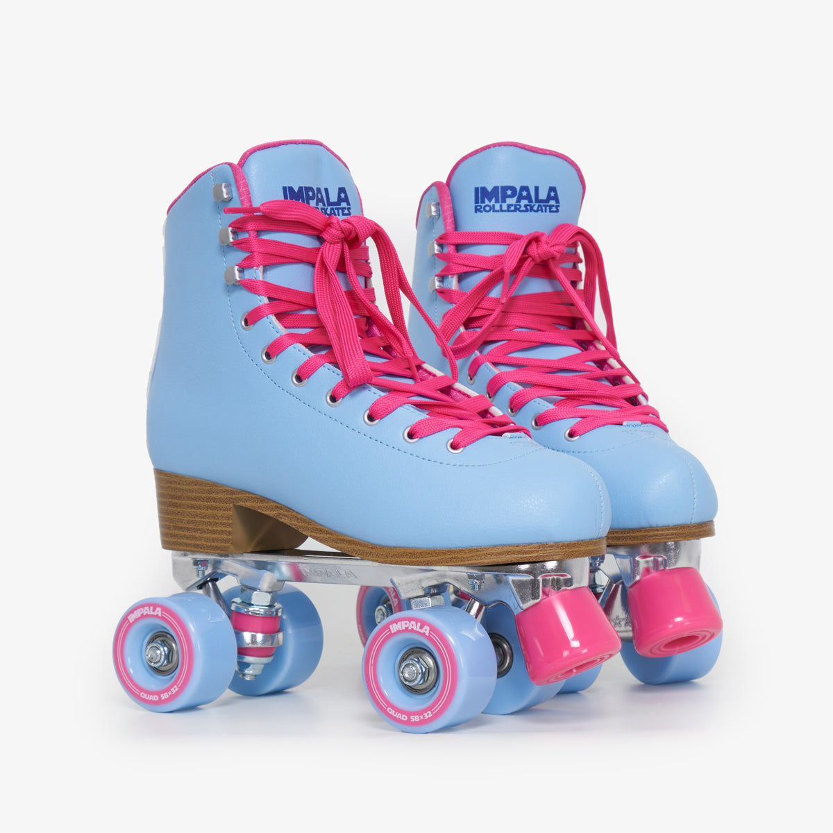 Impala Blue Rasberry Rollerskates