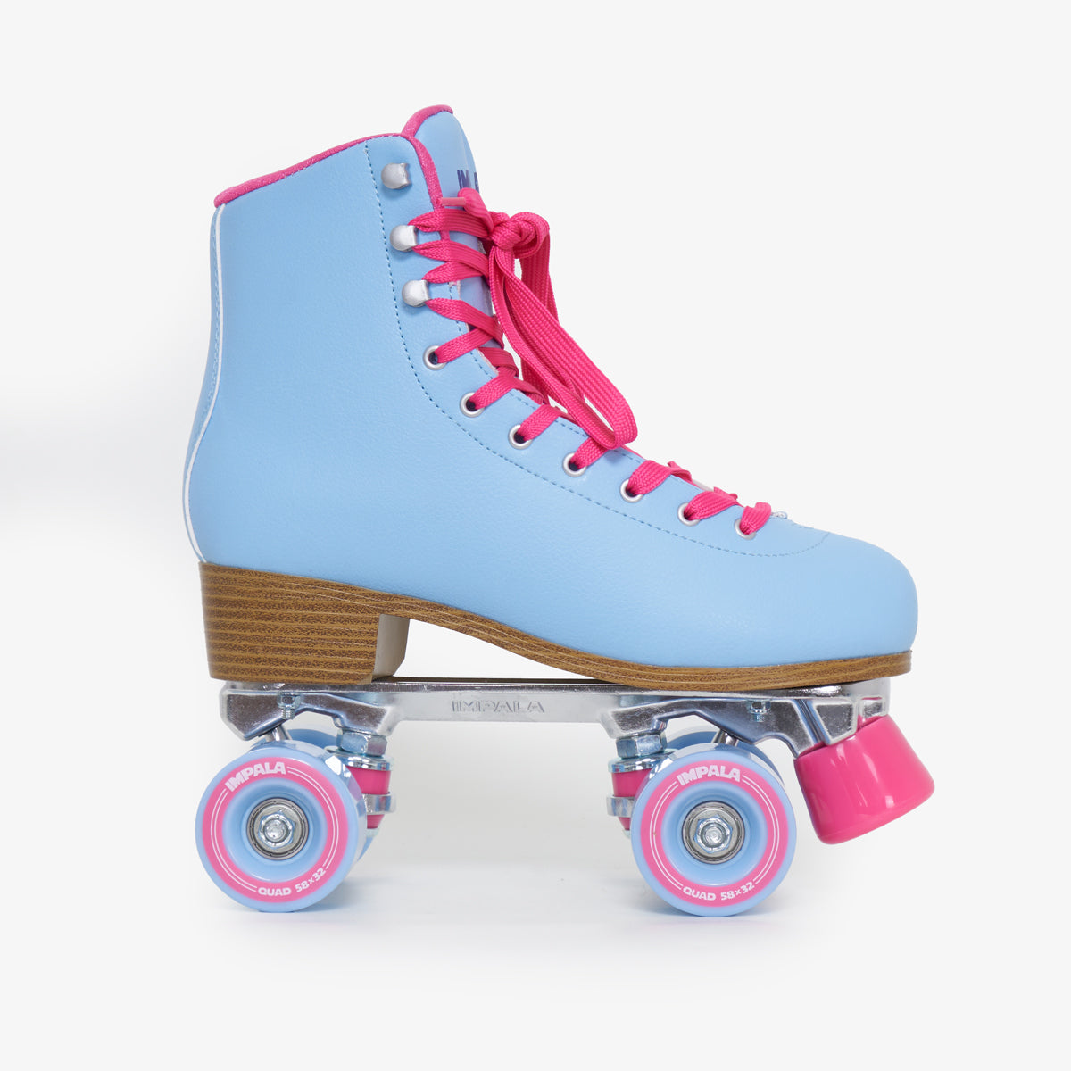 Impala Blue Rasberry Rollerskates