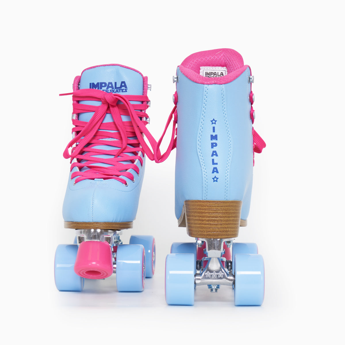 Impala Blue Rasberry Rollerskates – Loco Skates