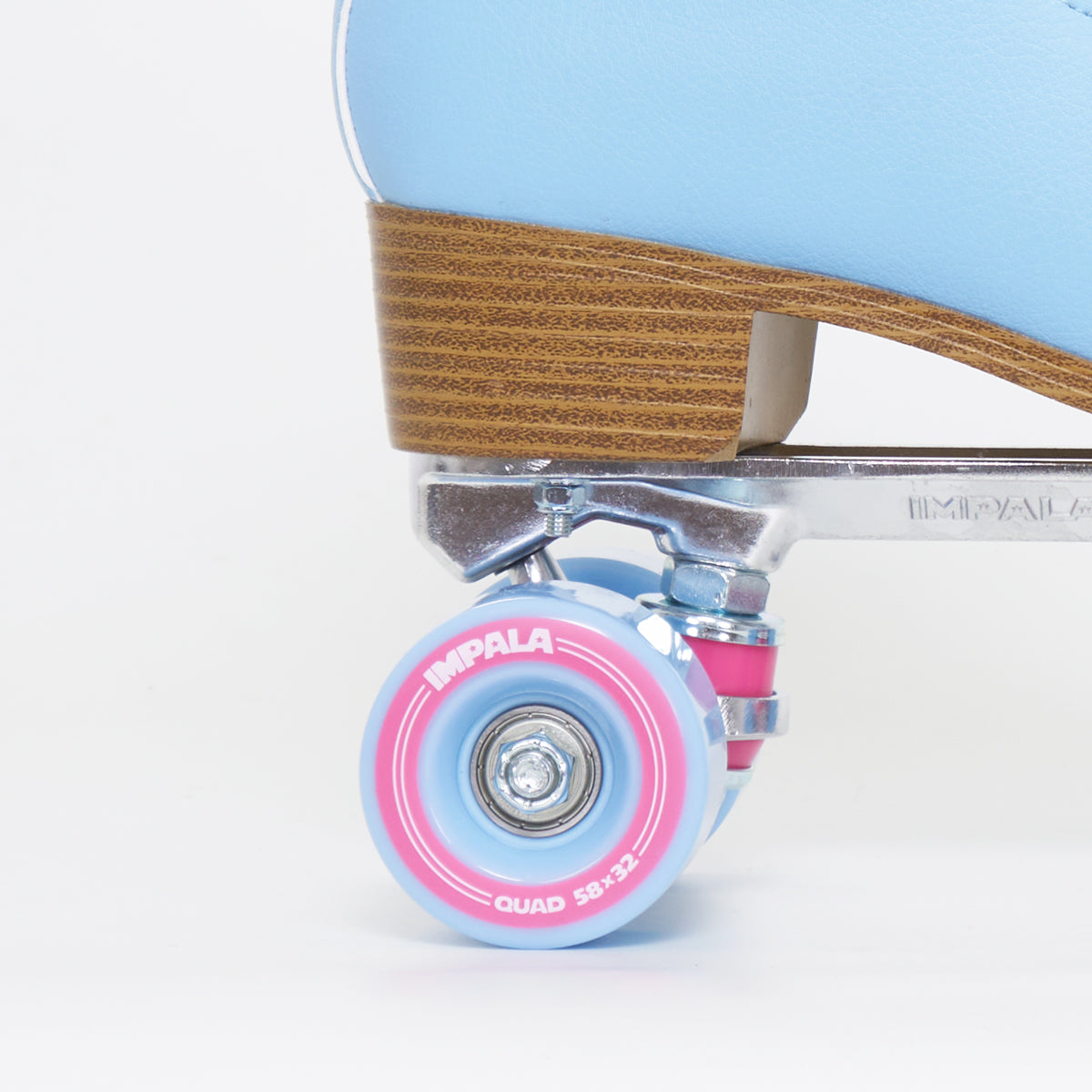 Impala Blue Rasberry Rollerskates