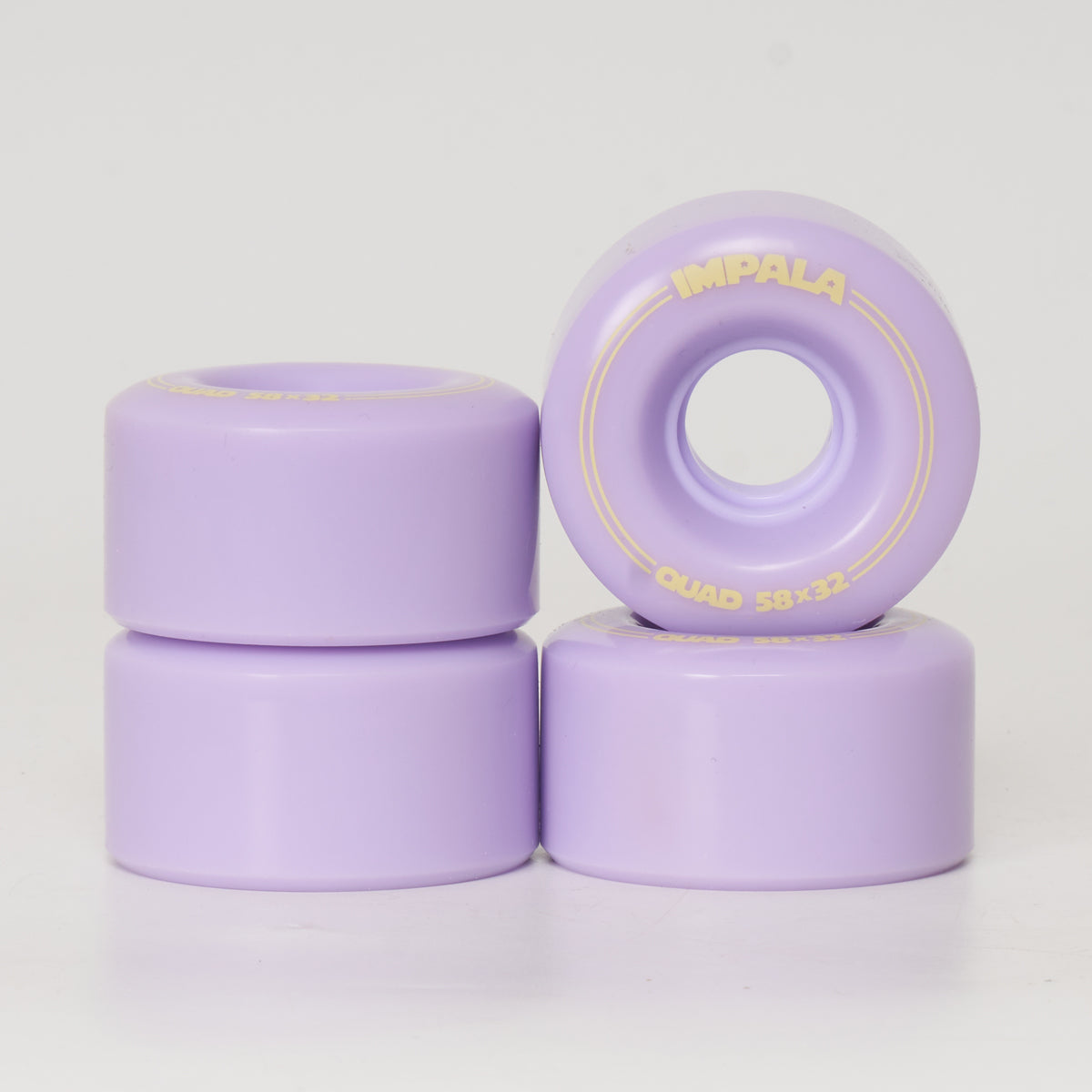 Custom Pastel Rims Impala 58mm/82a Wheels - Pastel Lilac β Loco Skates