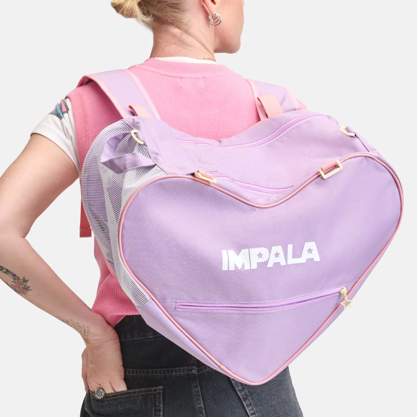 Impala Heart Shaped Skate Bag - Lavander