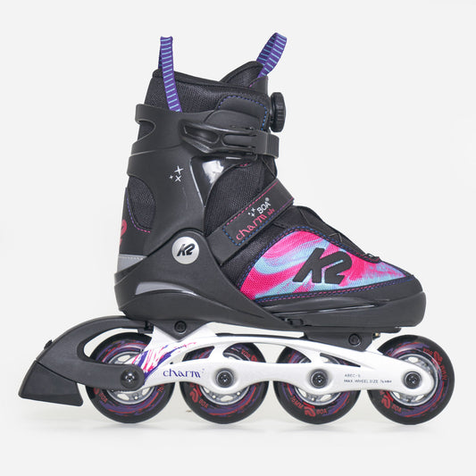 K2 Charm BOA ALU - Kids Adjustable Inline Skates