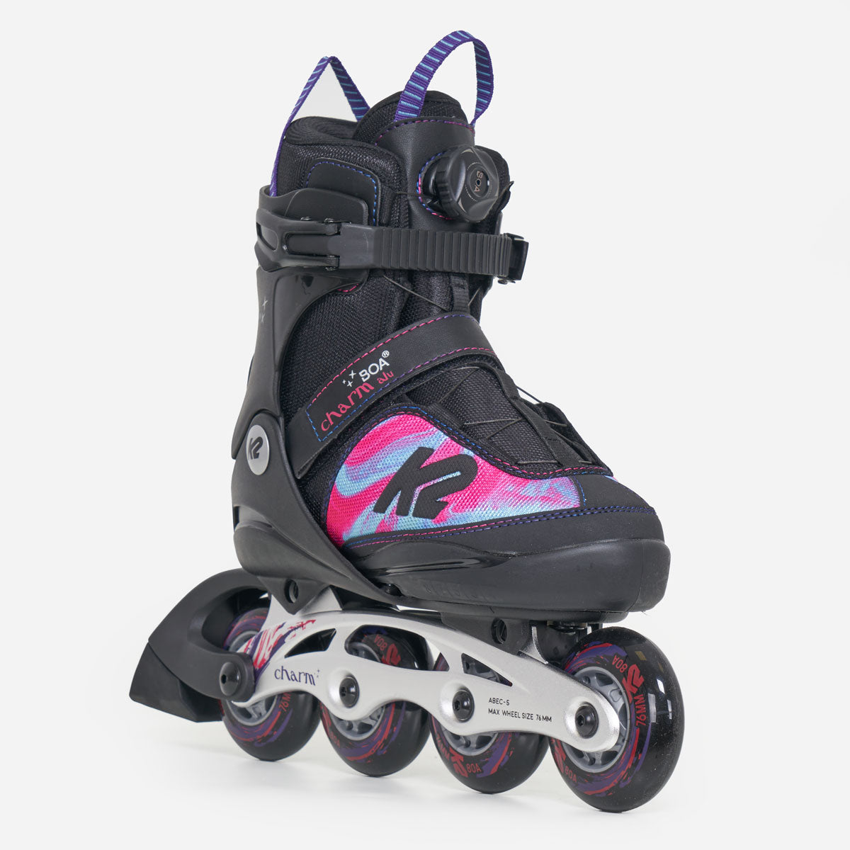 K2 Charm BOA ALU - Kids Adjustable Inline Skates