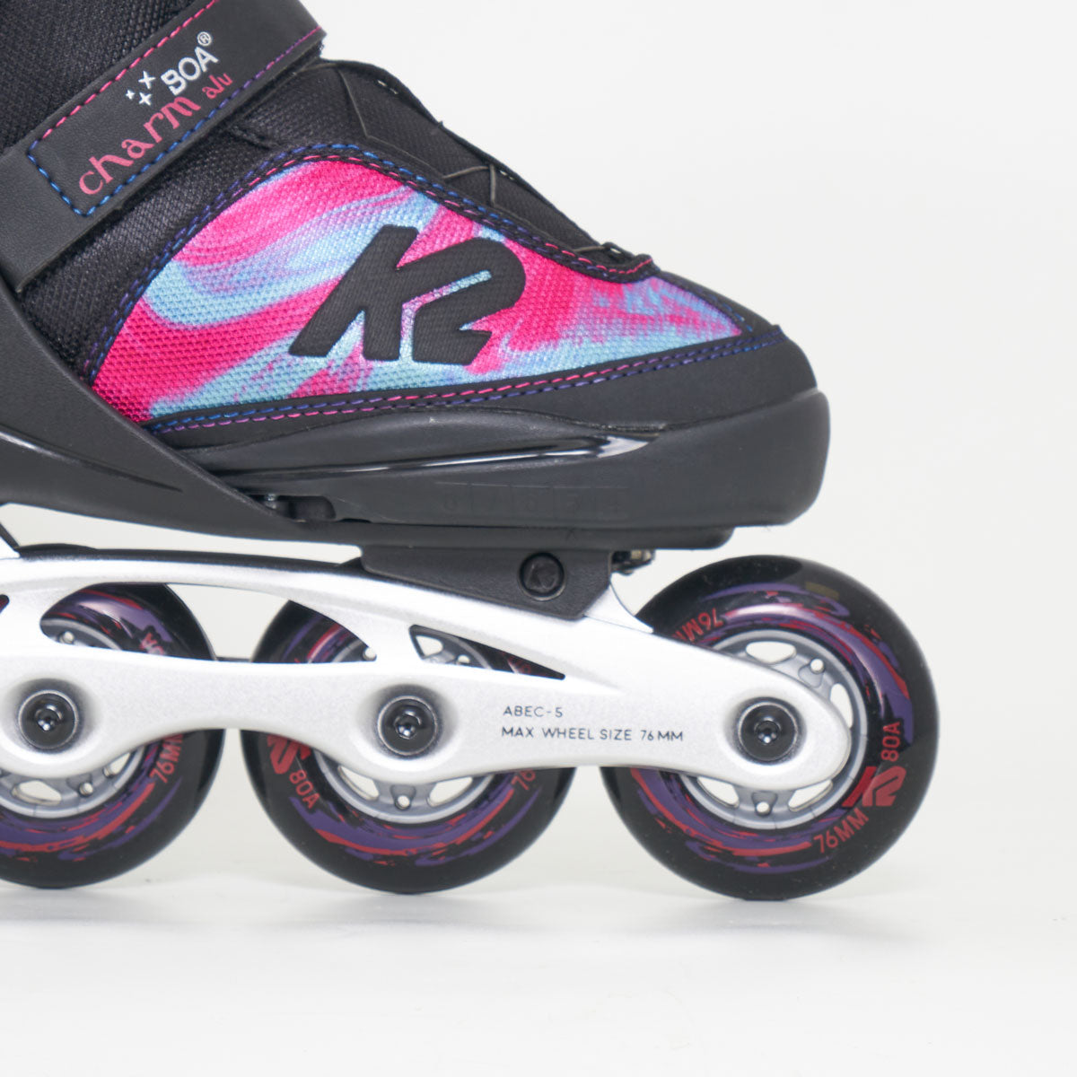 K2 Charm BOA ALU - Kids Adjustable Inline Skates