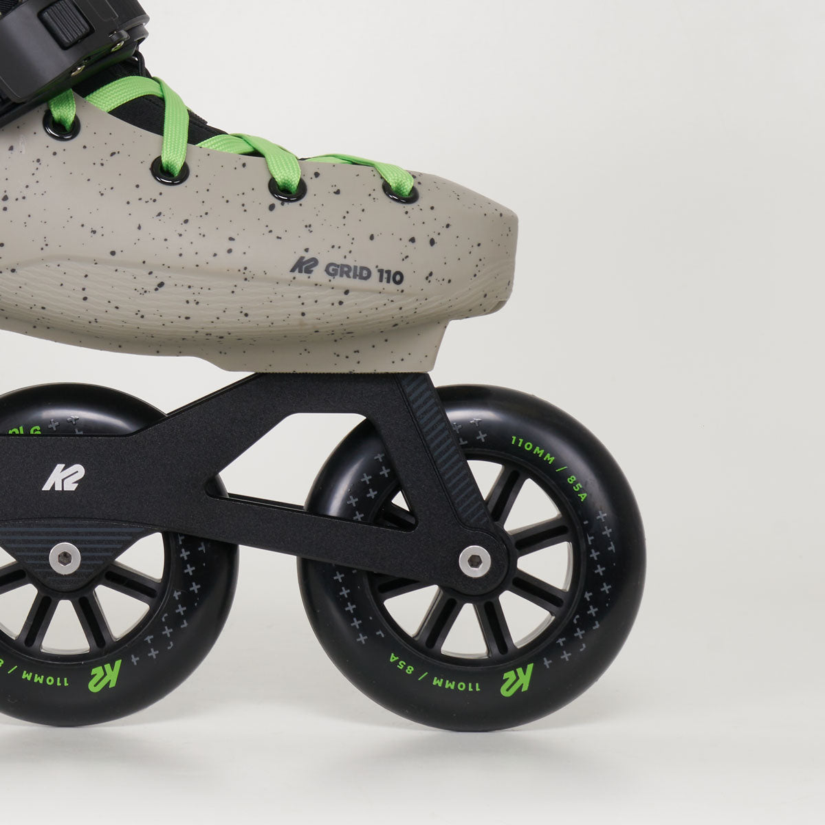 K2 Grid 110 Premium 3-Wheel Inline Skates - Unisex - With Intuition Liners